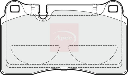 Apec PAD1891 Brake Pad Set, disc brake - 1