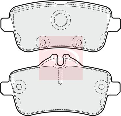 Apec PAD1894 Brake Pad Set, disc brake - 1