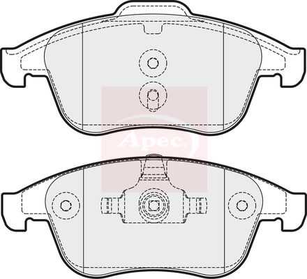 Apec PAD1898 Brake Pad Set, disc brake - 1