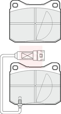 Apec PAD1901 Brake Pad Set, disc brake - 1