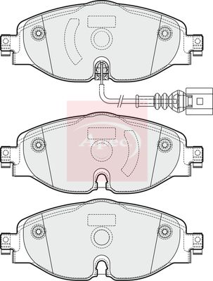 Apec PAD1902 Brake Pad Set, disc brake - 1