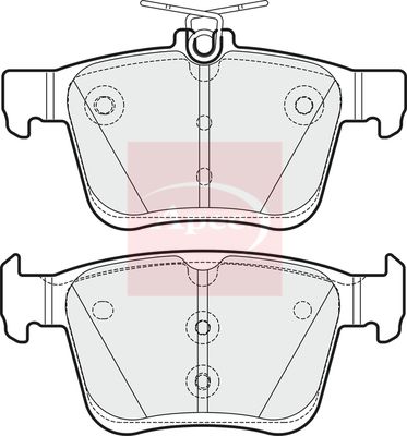 Apec PAD1903 Brake Pad Set, disc brake - 1