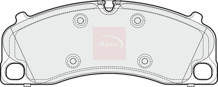 Apec PAD1904 Brake Pad Set, disc brake - 1