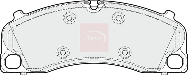 Apec PAD1904 Brake Pad Set, disc brake - 1