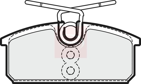 Apec PAD1911 Brake Pad Set, disc brake - 1