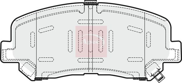 Apec PAD1915 Brake Pad Set, disc brake - 1