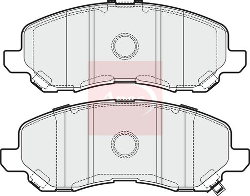 Apec PAD1918 Brake Pad Set, disc brake - 1