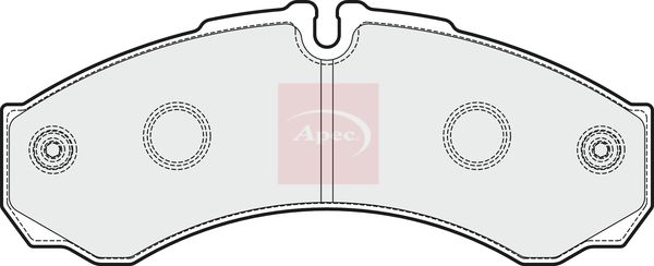 Apec PAD1920 Brake Pad Set, disc brake - 1
