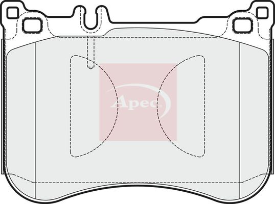 Apec PAD1927 Brake Pad Set, disc brake - 1