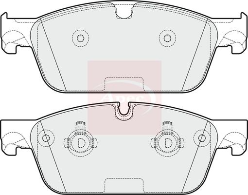 Apec PAD1928 Brake Pad Set, disc brake - 1