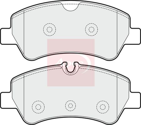 Apec PAD1931 Brake Pad Set, disc brake - 1