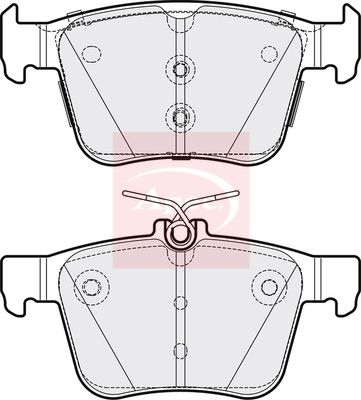 Apec PAD1934 Brake Pad Set, disc brake - 1