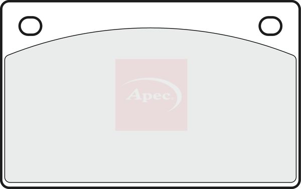 Apec PAD1935 Brake Pad Set, disc brake - 1