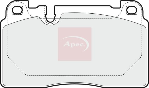 Apec PAD1936 Brake Pad Set, disc brake - 1