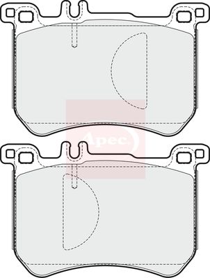 Apec PAD1938 Brake Pad Set, disc brake - 1