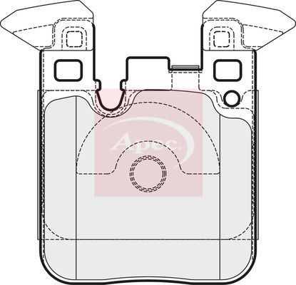 Apec PAD1943 Brake Pad Set, disc brake - 1