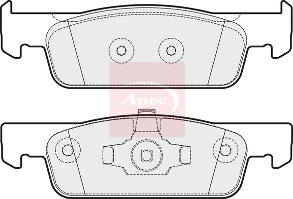 Apec PAD1944 Brake Pad Set, disc brake - 1