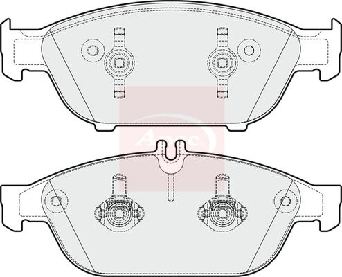 Apec PAD1951 Brake Pad Set, disc brake - 1