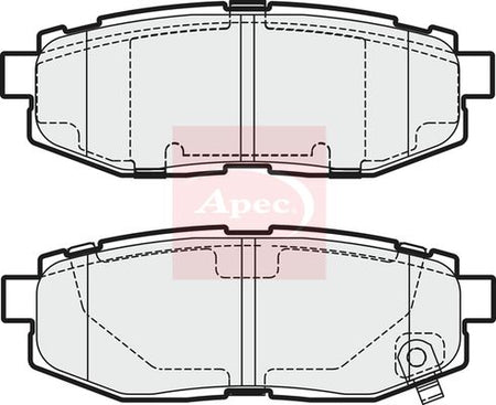 Apec PAD1954 Brake Pad Set, disc brake - 1