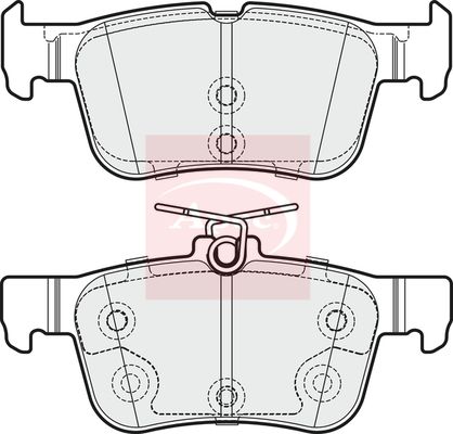 Apec PAD1960 Brake Pad Set, disc brake - 1