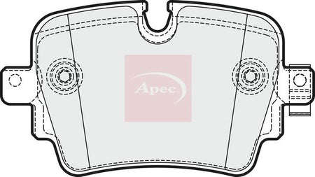 Apec PAD1967 Brake Pad Set, disc brake - 1