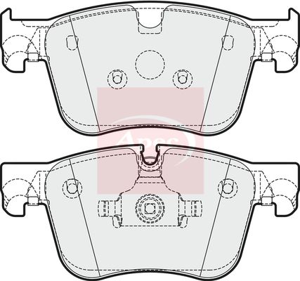 Apec PAD1972 Brake Pad Set, disc brake - 1