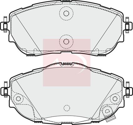 Apec PAD1973 Brake Pad Set, disc brake - 1
