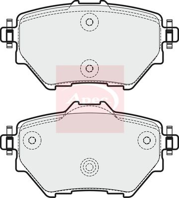 Apec PAD1974 Brake Pad Set, disc brake - 1