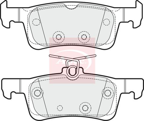 Apec PAD1975 Brake Pad Set, disc brake - 1