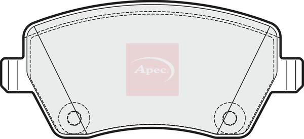 Apec PAD1983 Brake Pad Set, disc brake - 1