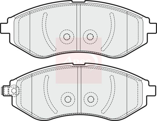 Apec PAD1984 Brake Pad Set, disc brake - 1