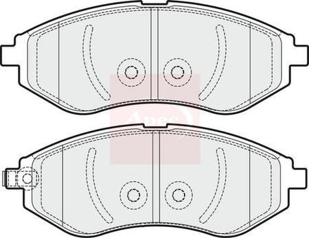 Apec PAD1984 Brake Pad Set, disc brake - 1