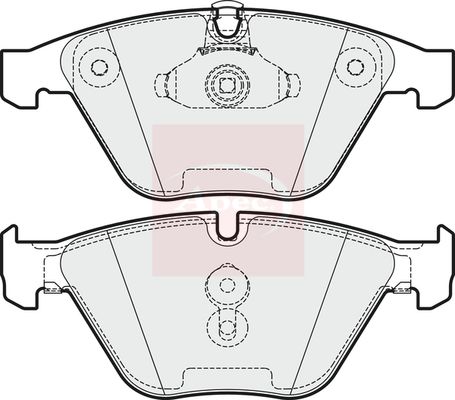 Apec PAD1991 Brake Pad Set, disc brake - 1