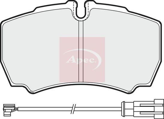 Apec PAD1992 Brake Pad Set, disc brake - 1