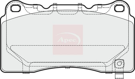 Apec PAD1993 Brake Pad Set, disc brake - 1