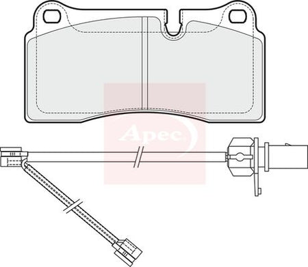 Apec PAD1996 Brake Pad Set, disc brake - 1