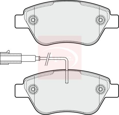 Apec PAD2001 Brake Pad Set, disc brake - 1