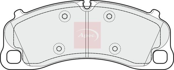 Apec PAD2021 Brake Pad Set, disc brake - 1