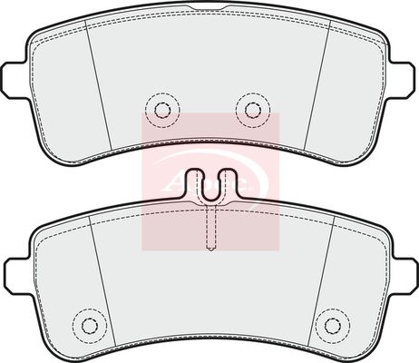 Apec PAD2023 Brake Pad Set, disc brake - 1