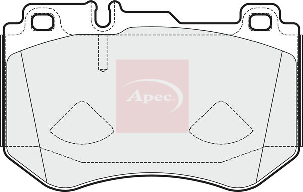 Apec PAD2024 Brake Pad Set, disc brake - 1