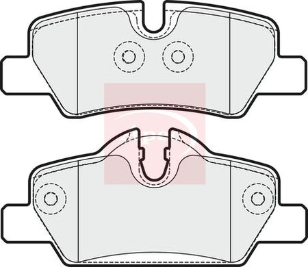 Apec PAD2029 Brake Pad Set, disc brake - 1