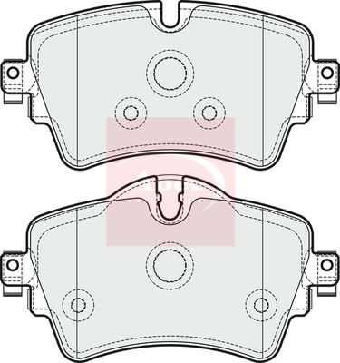 Apec PAD2030 Brake Pad Set, disc brake - 1
