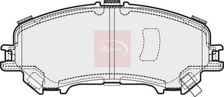 Apec PAD2032 Brake Pad Set, disc brake - 1