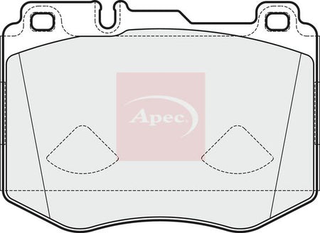 Apec PAD2035 Brake Pad Set, disc brake - 1