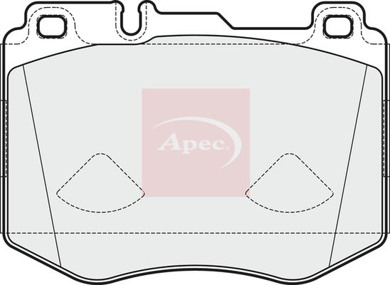 Apec PAD2035 Brake Pad Set, disc brake - 1