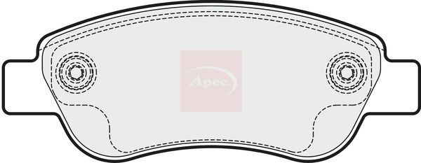Apec PAD2042 Brake Pad Set, disc brake - 1