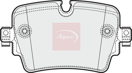 Apec PAD2046 Brake Pad Set, disc brake - 1
