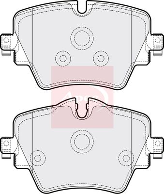 Apec PAD2050 Brake Pad Set, disc brake - 1