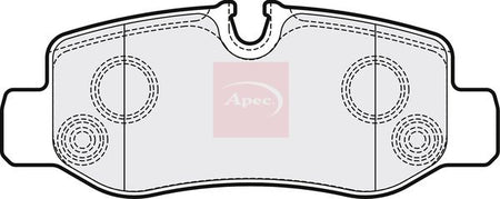 Apec PAD2052 Brake Pad Set, disc brake - 1