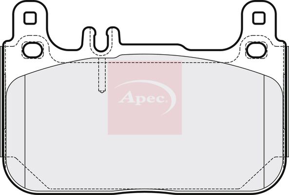 Apec PAD2053 Brake Pad Set, disc brake - 1